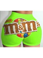 Peanut M&M's Shorts - Green