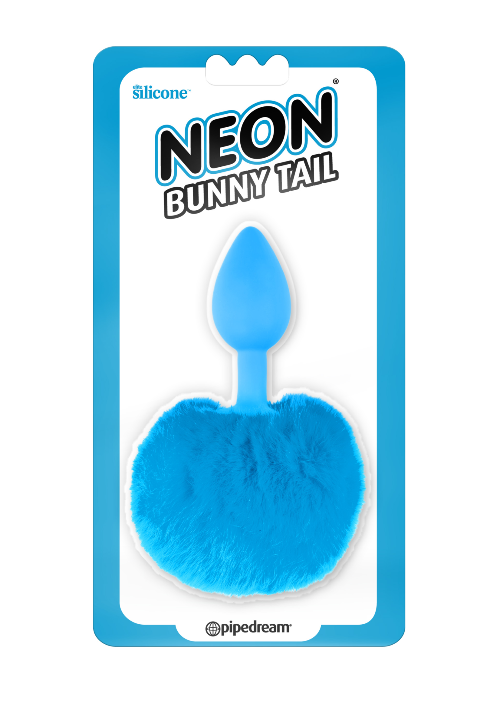 Pipedream Products, Inc. Neon Bunny Tail Silicone Anal Plug