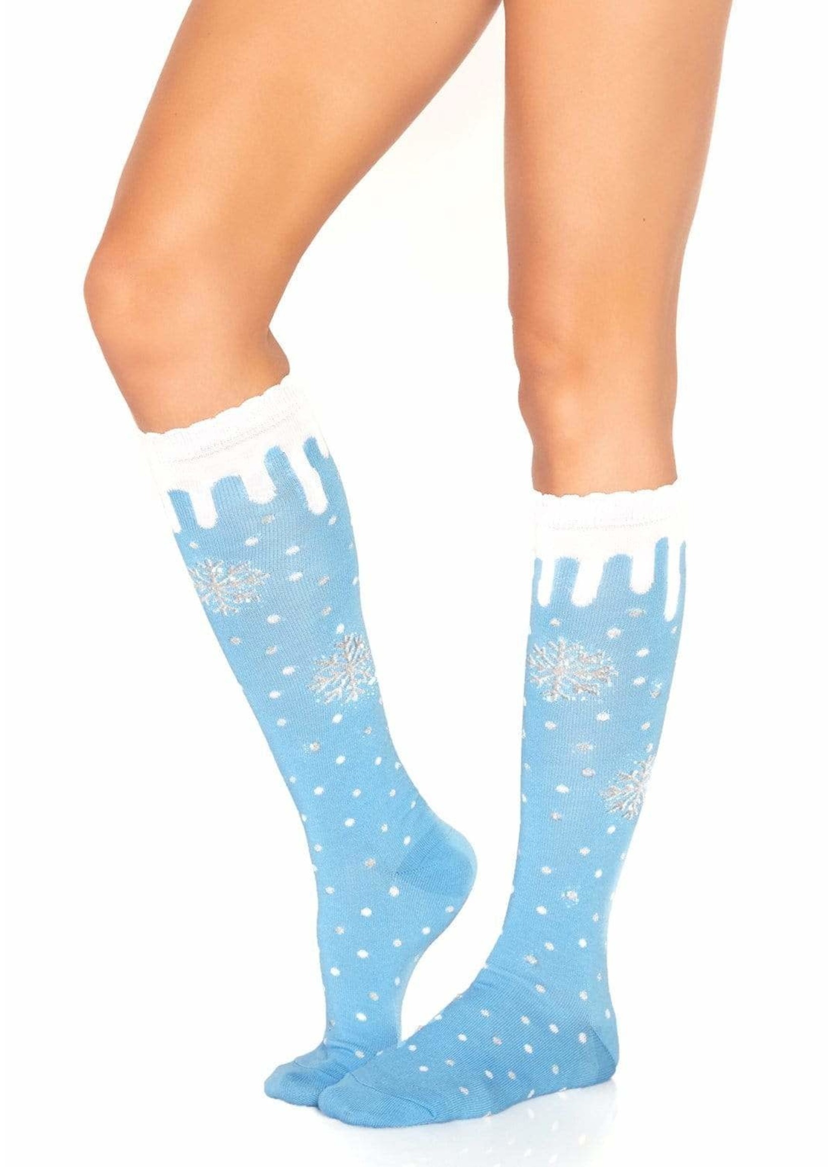 Leg Avenue Snowflake Knee High Socks