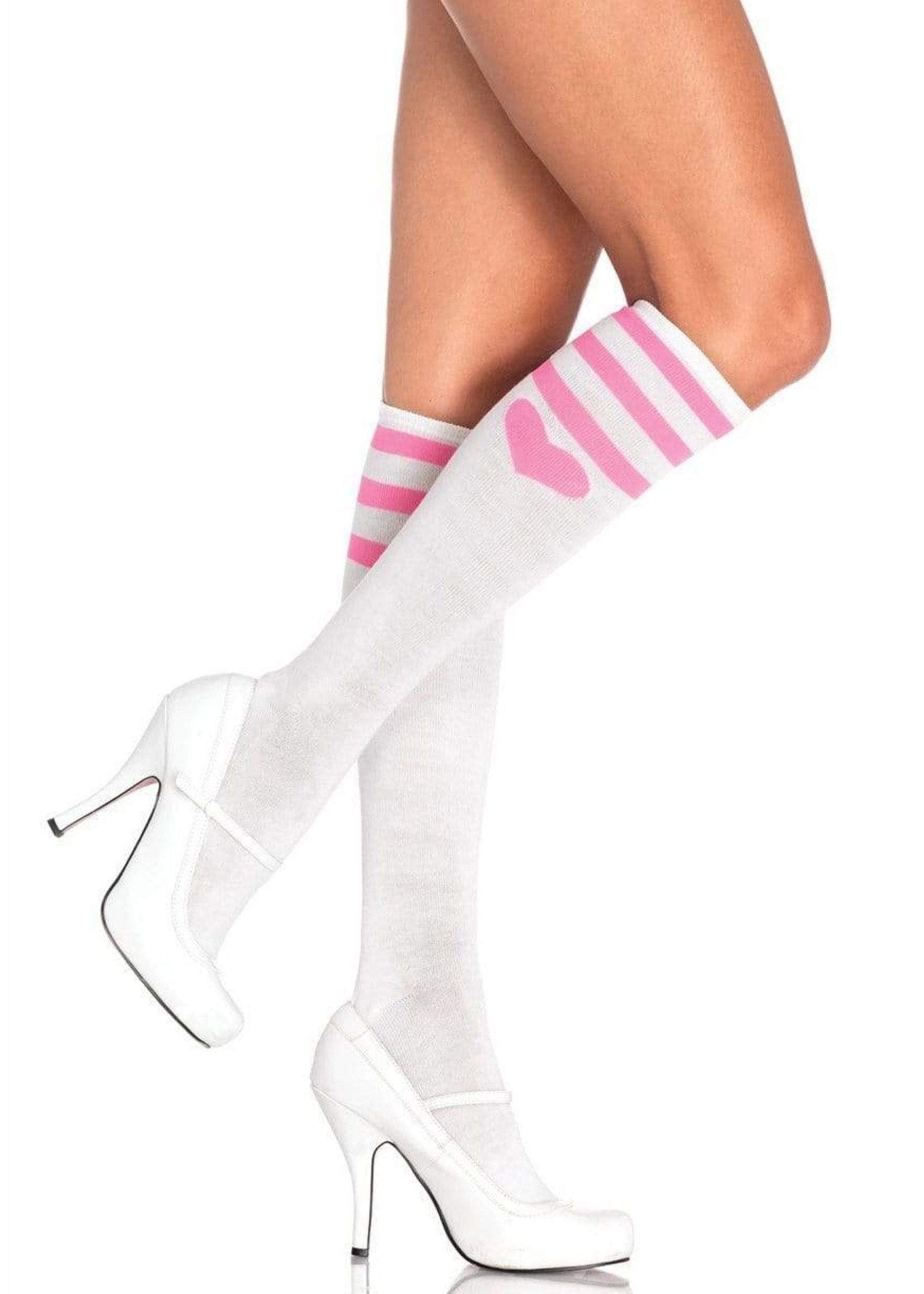 Leg Avenue Sweetheart Athletic Knee Socks