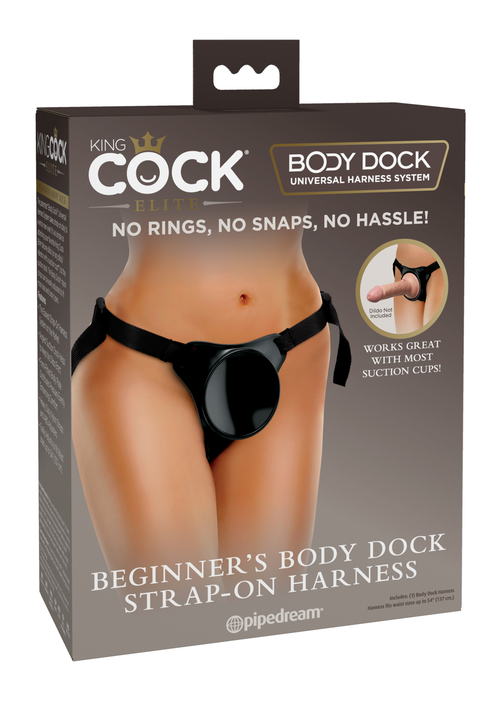 Pipedream Products, Inc. King Cock Elite Beginner's Body Dock Harness System