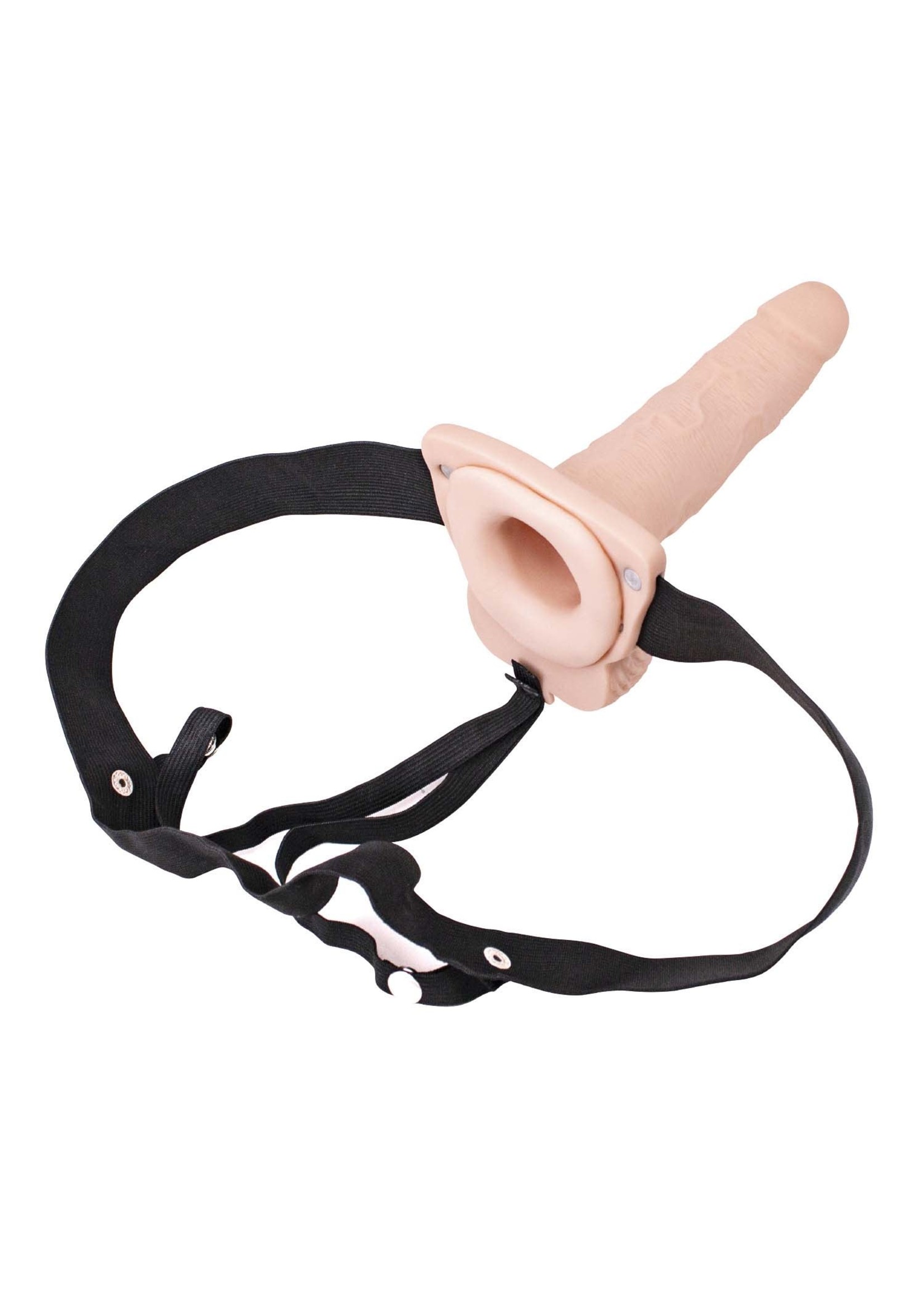 Nasstoys Erection Assistant Hollow Strap-On 6″ Vibrating