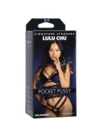 Doc Johnson Signature Strokers Lulu Chu Ultraskyn Pocket Masturbator - Pussy - Vanilla