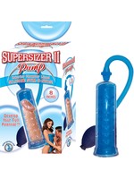 Nasstoys Supersizer II Penis Pump 8in - Blue
