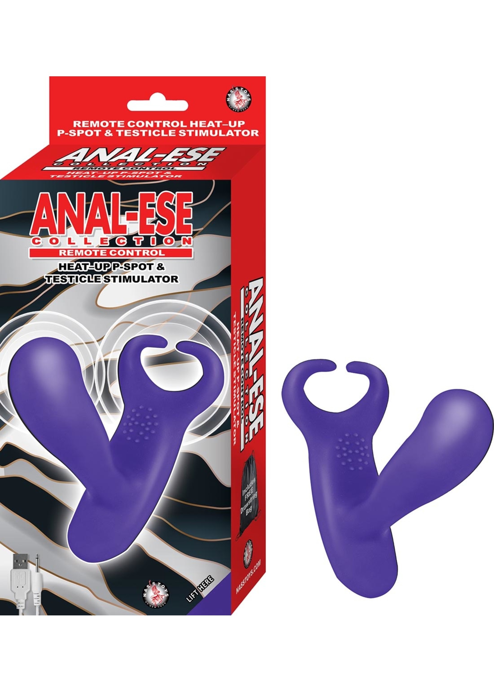 Nasstoys Anal-Ese Remote Control Heat-Up P-Spot & Testicle Stimulator