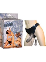 Nasstoys Crystal Jelly Power Cock Multispeed Vibrating Strap On Penis and Harness for Men and Women Smoke