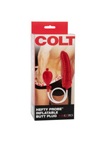 CalExotics Colt Hefty Probe Inflatable Butt Plug 6.5 Inch Red