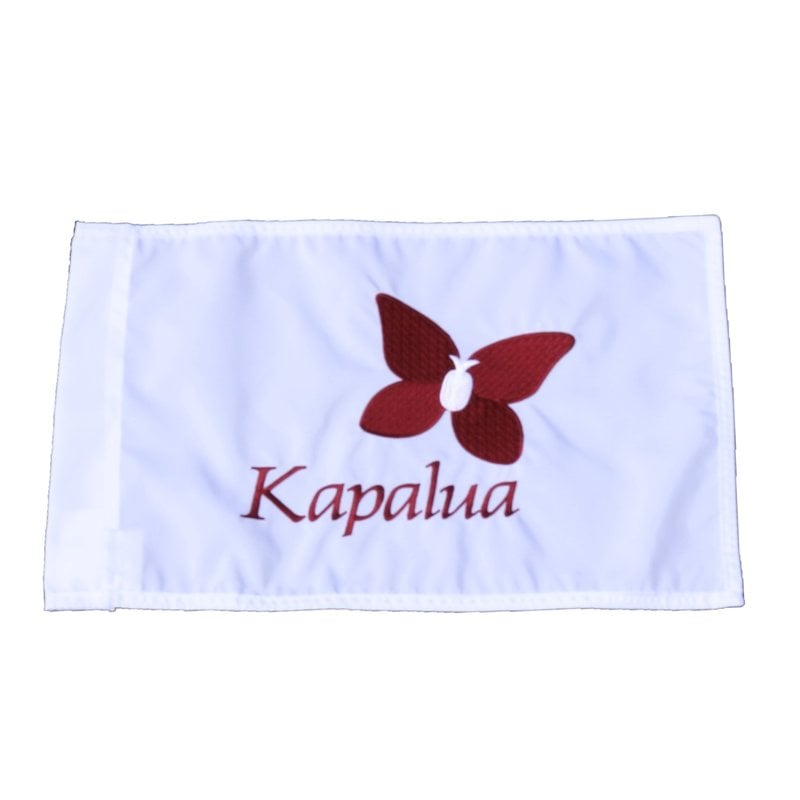 PRESTIGE FLAG KAPALUA EMBROIDERED SOLID PIN FLAG