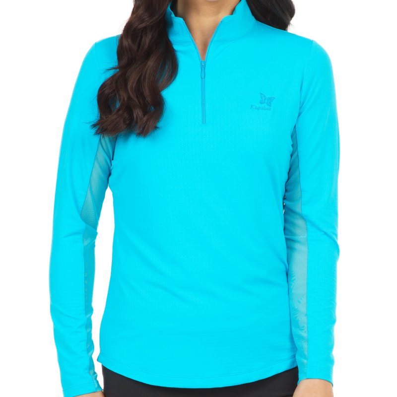 IBKUL IBKUL 1/4 ZIP SUN SHIRT more colors