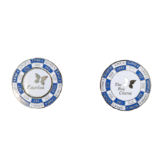 PRG DUO YARDAGE COIN - THE BAY COURSE