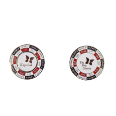 PRG DUO YARDAGE COIN - THE BAY COURSE