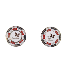 PRG DUO YARDAGE COIN - THE BAY COURSE