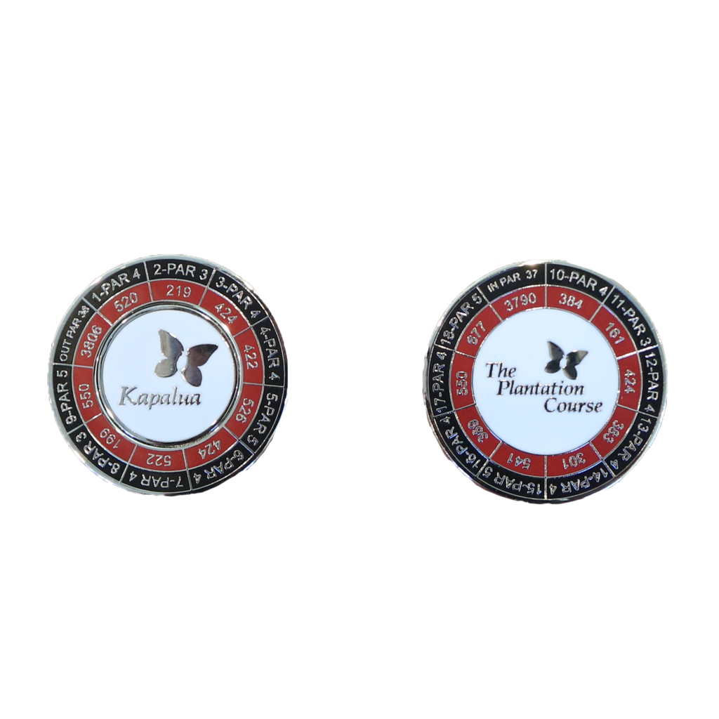 PRG DUO YARDAGE COIN - THE PLANTATION COURSE