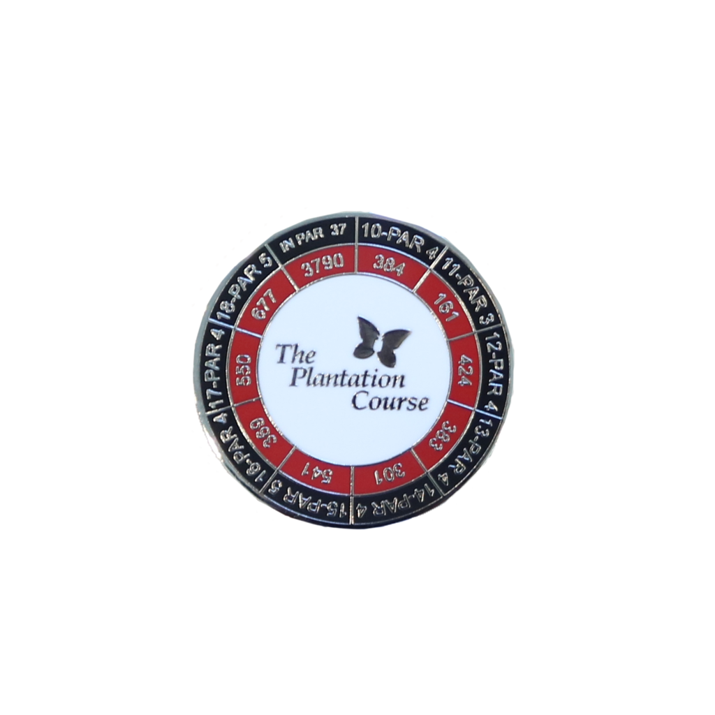PRG DUO YARDAGE COIN - THE PLANTATION COURSE