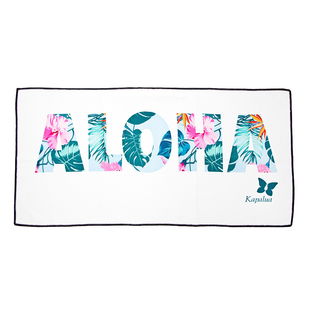 DYNAMIC BRANDS KAPALUA FLORAL GOLF TOWEL more colors