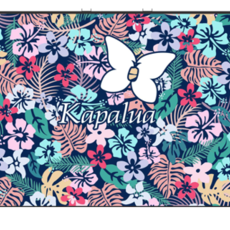 DYNAMIC BRANDS KAPALUA WAFFLE MICROFIBER TOWEL HIBISCUS