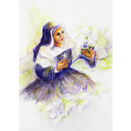 St. Mother Theodore Guerin Watercolor Print T-Shirt