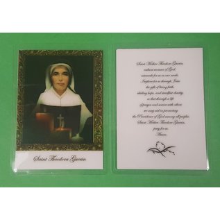 Prayer Card - Saint Mother Theodore Guerin
