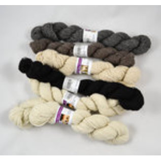 White Violet Sport Weight Yarn - Linden Leaf Gifts