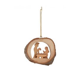Olive Branch Nativity Ornament - Crafted in West Bank