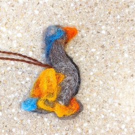 Handmade Felted Ornaments from WVC - Goose