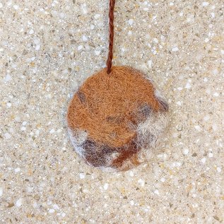Handmade Felted Ornaments from WVC - Circle