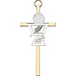 Classic Style Communion Chalice Wall Cross - 4 in.