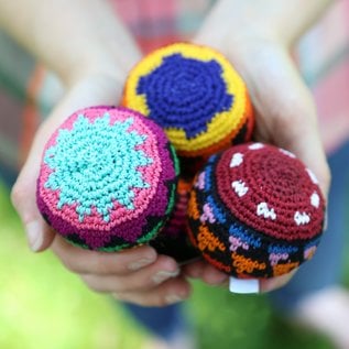 Crocheted Hacky Sack