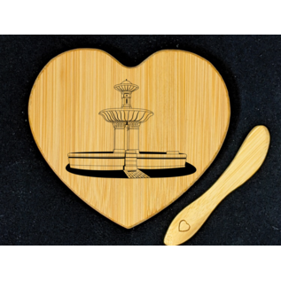 Heart Shaped Cheese Board - Select your Image