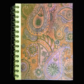 Ellie Pooh Journal - Paisley Design Red