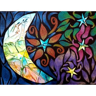 Moon and Star Notecards Designed By Sr. Joni Luna - Pack of 8