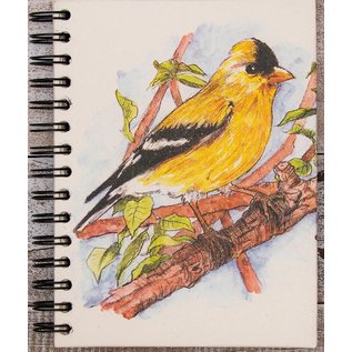 Ellie Pooh Journal - Goldfinch Sketch