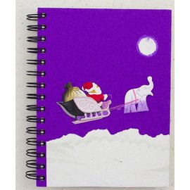 Ellie Pooh Journal - Holiday Santa