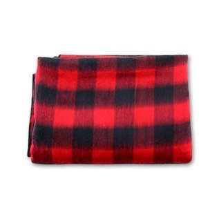 Buffalo Checks Alpaca Throw Blanket - Red and Black