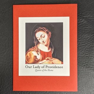 Our Lady Of Providence Christmas Card- Handmade by S. Jan Craven