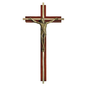 10" Crucifix with Brass Inlay