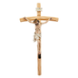 Val Gardena Wood Crucifix with Hand Painted Corpus