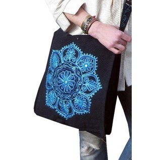 Mandari Cotton Shoulder Bag - Unique Embroidered Designs