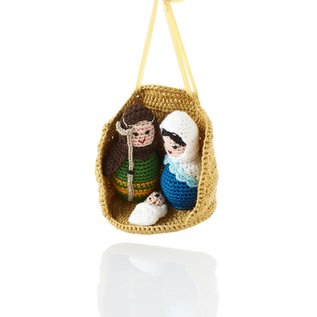 Nativity Crocheted Ornament