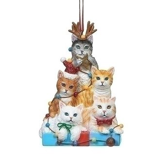 Cat Tree Holiday Ornament
