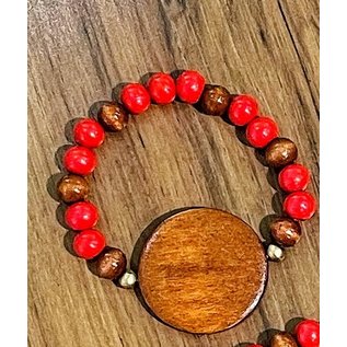 Seasonal Wooden Beads Bracelets