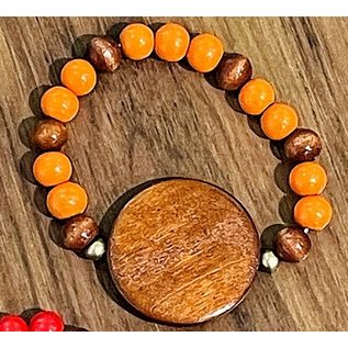 Seasonal Wooden Beads Bracelets
