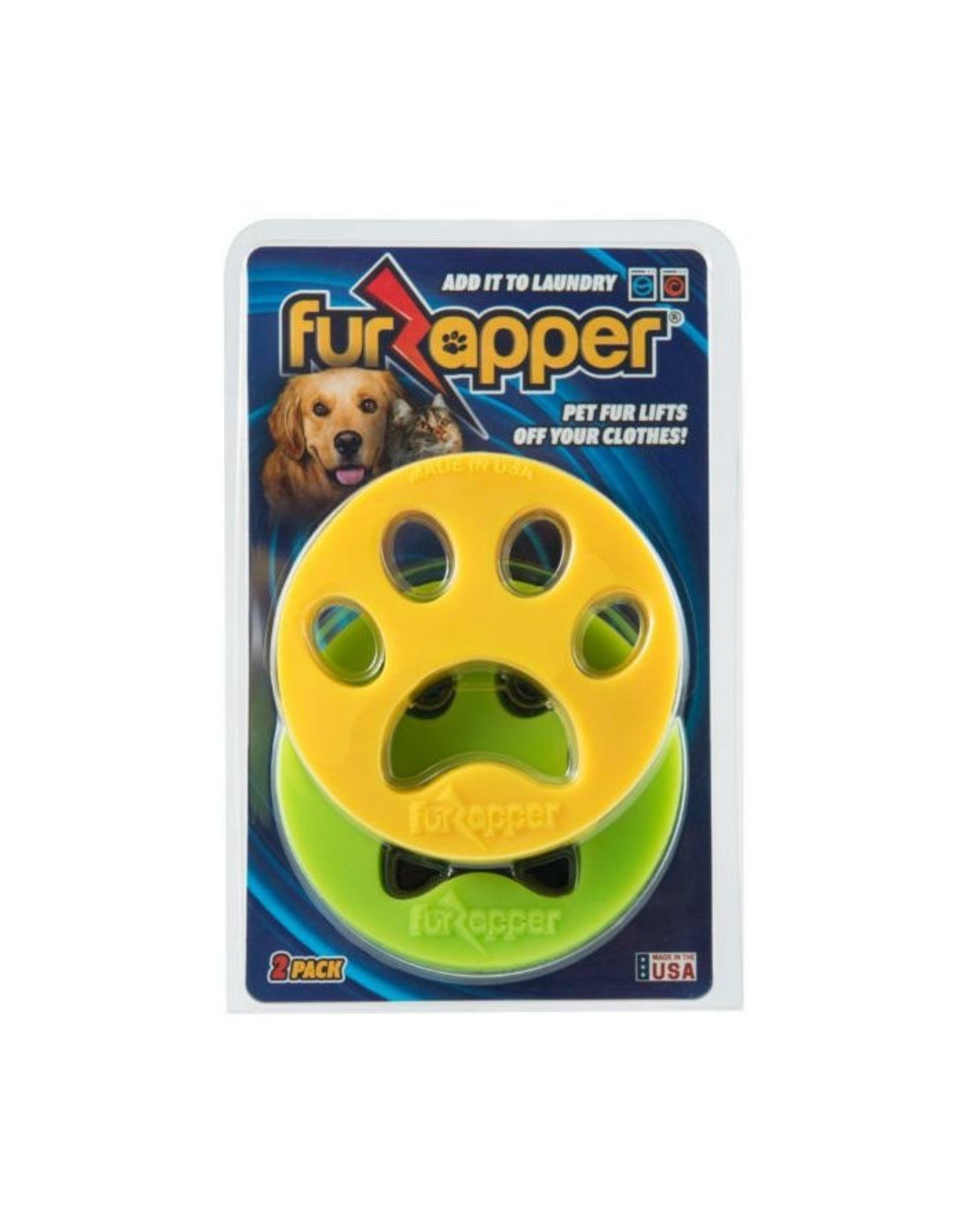 Furzapper Dog And Cat Grooming Tool - Yellow - 2pk : Target