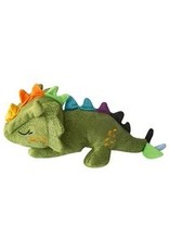 SNUGAROOZ SNUGAROOZ Drowsy the Dragon Green Plush Dog Toy 14”
