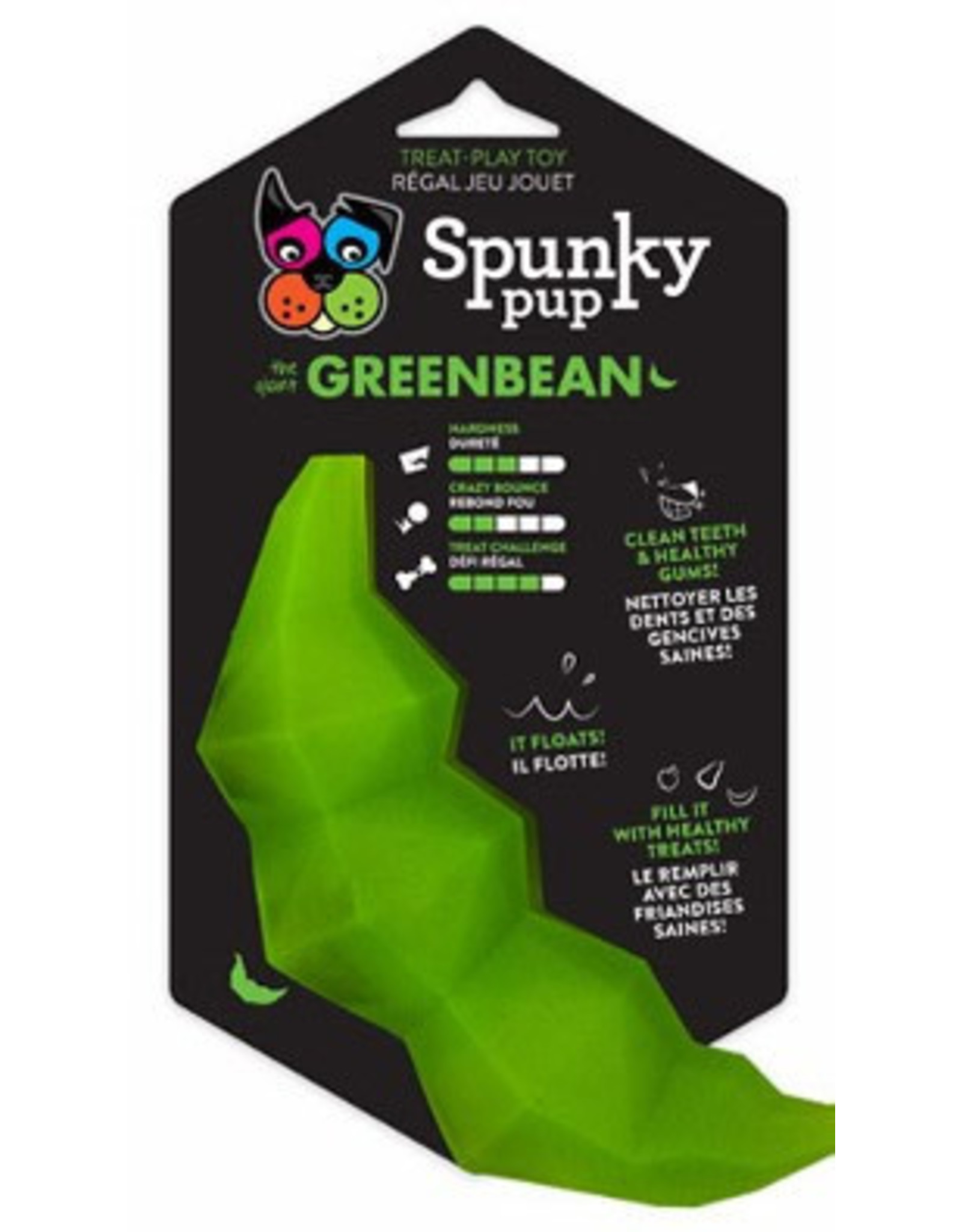 Spunky Pup Spunky Pup Green Bean Play Toy