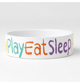 PetRageous Crayon Pup 5" - Play.Eat.Sleep. Bowl