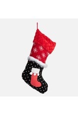 Silver Paw Christmas Stocking