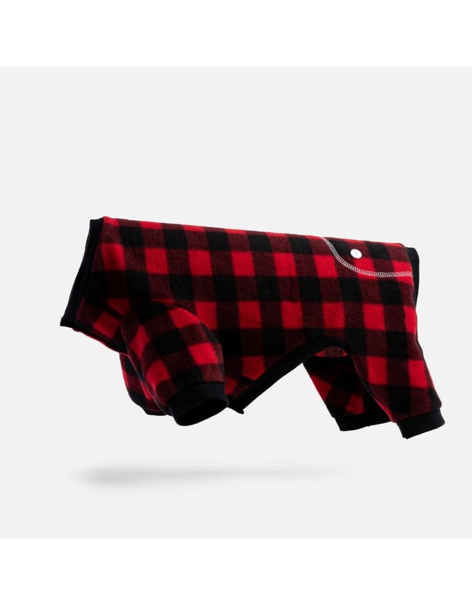 Silver Paw Red Plaid Matching PJs - Dog