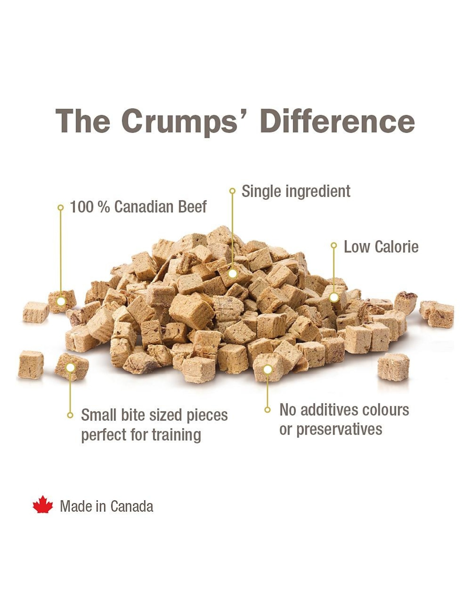 Crumps Crumps Mini Trainers Freeze Dried Beef Liver, 126g