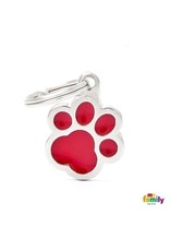 MyFamily Tag - Red Pawprint